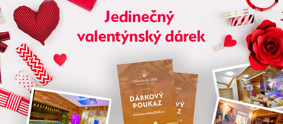 Ideální dárek k Valentýnu: dárkový poukaz do wellness 