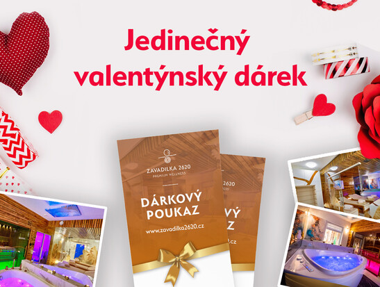 Ideální dárek k Valentýnu: dárkový poukaz do wellness