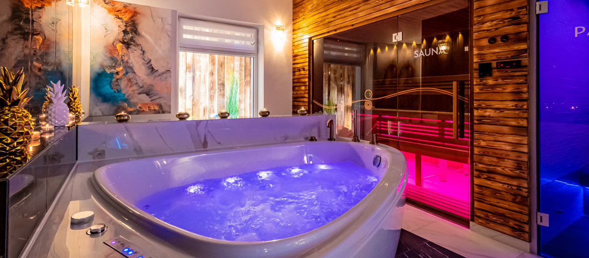 Private wellness rental for 2 hours for 2 persons + refreshment package STANDARD ALKO