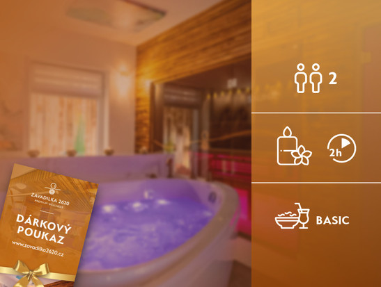 Private wellness rental for 2 hours for 2 persons + refreshment package BASIC
